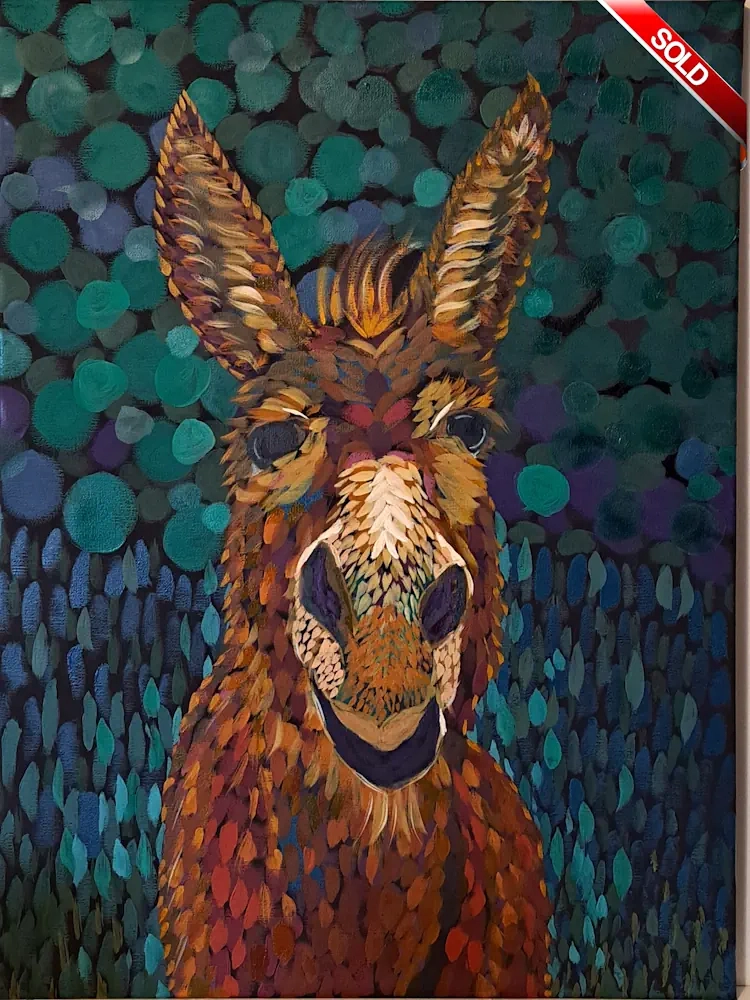donkey-painting-by-michelle-nedelec-canada
