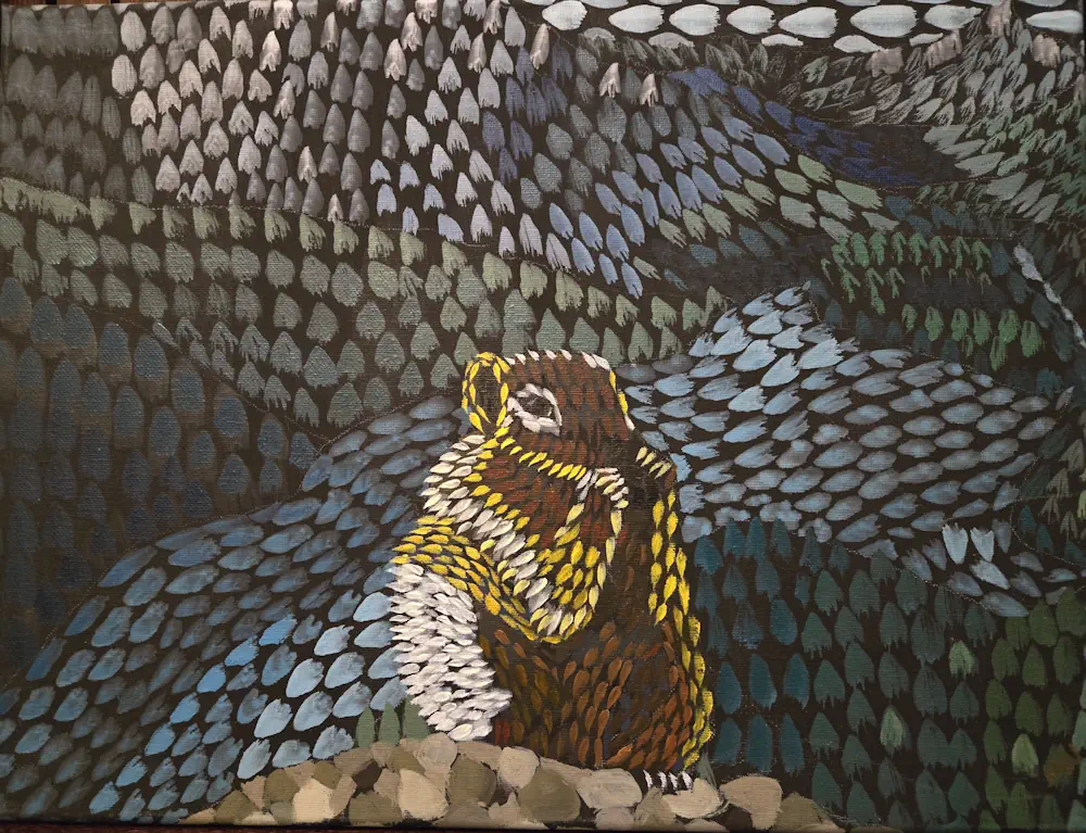 Chipmunk-painting-calgary